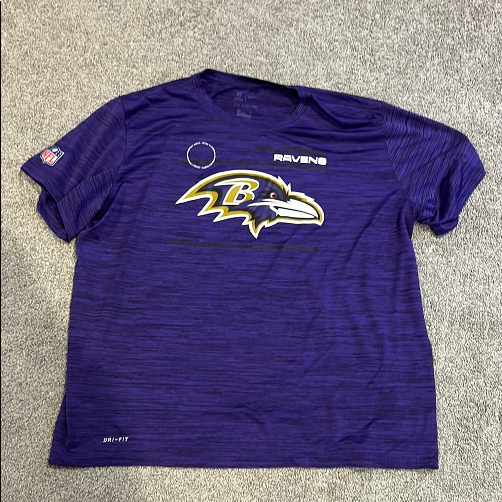 Nike Dri-Fit XXL Baltimore Ravens T-Shirt